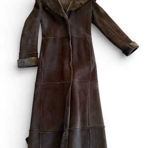 Denimaxx Couture Brown Shearling Coat
